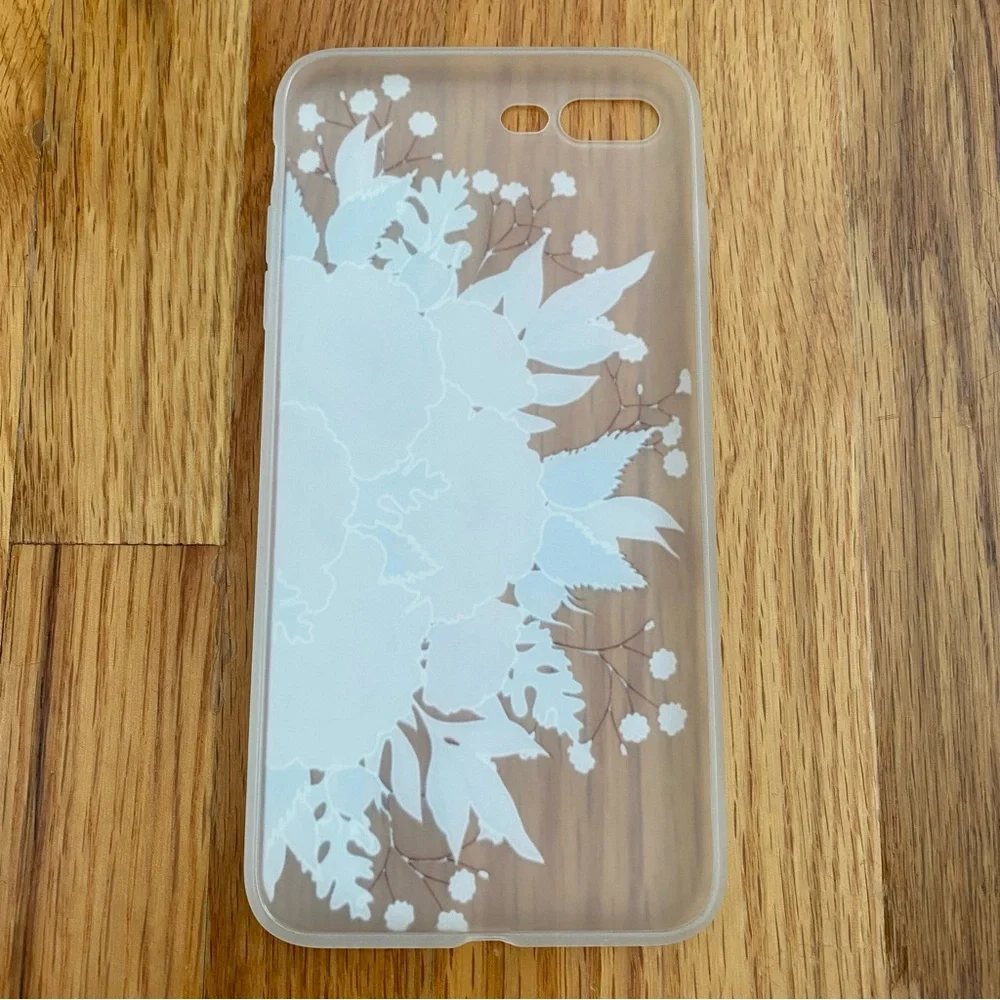 iPhone 7/8 Plus Floral Phone Case Frosted Phone Cover